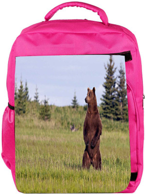 Snoogg Eco Friendly Canvas Standing Bear Designer Backpack Rucksack School Travel Unisex Casual Canvas Bag Bookbag Satchel 5 L Backpack(Pink)
Snoogg Eco Friendly Canvas Standing Bear Designer Backpack Rucksack School Travel Unisex Casual Canvas Bag Bookbag Satchel 5 L Backpack(Pink)