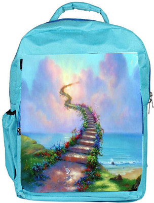 Snoogg Eco Friendly Canvas Stairs To Heaven Designer Backpack Rucksack School Travel Unisex Casual Canvas Bag Bookbag Satchel 5 L Backpack(Blue)
Snoogg Eco Friendly Canvas Stairs To Heaven Designer Backpack Rucksack School Travel Unisex Casual Canvas Bag Bookbag Satchel 5 L Backpack(Blue)