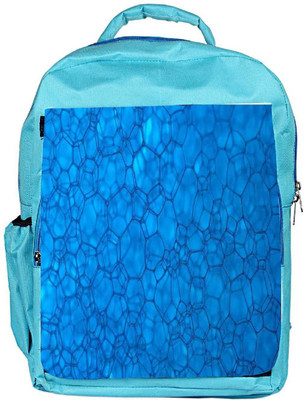 Snoogg Eco Friendly Canvas System Blue Backpack Rucksack School Travel Unisex Casual Canvas Bag Bookbag Satchel 5 L Backpack(Blue)