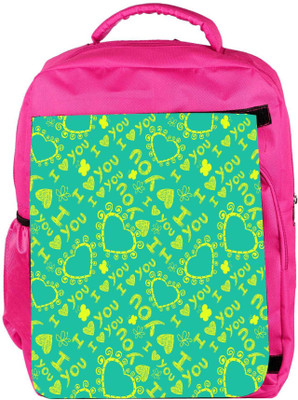 Snoogg Eco Friendly Canvas Yellow I Love You Designer Backpack Rucksack School Travel Unisex Casual Canvas Bag Bookbag Satchel 5 L Backpack(Pink)
Snoogg Eco Friendly Canvas Yellow I Love You Designer Backpack Rucksack School Travel Unisex Casual Canvas Bag Bookbag Satchel 5 L Backpack(Pink)