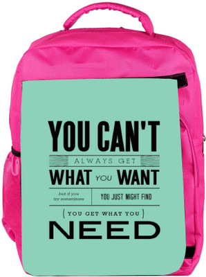 Snoogg Eco Friendly Canvas You Get What You Need Backpack Rucksack School Travel Unisex Casual Canvas Bag Bookbag Satchel 5 L Backpack(Pink)
Snoogg Eco Friendly Canvas You Get What You Need Backpack Rucksack School Travel Unisex Casual Canvas Bag Bookbag Satchel 5 L Backpack(Pink)