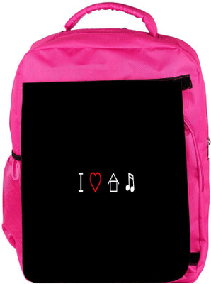 Snoogg Eco Friendly Canvas I Love House Music Designer Backpack Rucksack School Travel Unisex Casual Canvas Bag Bookbag Satchel 5 L Backpack(Pink)
Snoogg Eco Friendly Canvas I Love House Music Designer Backpack Rucksack School Travel Unisex Casual Canvas Bag Bookbag Satchel 5 L Backpack(Pink)