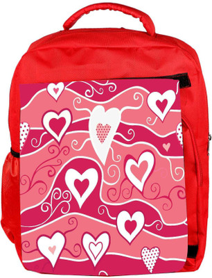 Snoogg Eco Friendly Canvas White Heart Cream Pattern Designer Backpack Rucksack School Travel Unisex Casual Canvas Bag Bookbag Satchel 5 L Backpack(Red)
Snoogg Eco Friendly Canvas White Heart Cream Pattern Designer Backpack Rucksack School Travel Unisex Casual Canvas Bag Bookbag Satchel 5 L Backpack(Red)