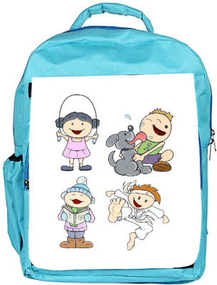 Snoogg Eco Friendly Canvas Cute Cartoon Kids Backpack Rucksack School Travel Unisex Casual Canvas Bag Bookbag Satchel 5 L Backpack(Blue)
Snoogg Eco Friendly Canvas Cute Cartoon Kids Backpack Rucksack School Travel Unisex Casual Canvas Bag Bookbag Satchel 5 L Backpack(Blue)