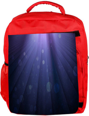 Snoogg Eco Friendly Canvas Abstract Pattern Design Designer Backpack Rucksack School Travel Unisex Casual Canvas Bag Bookbag Satchel 5 L Backpack(Red)