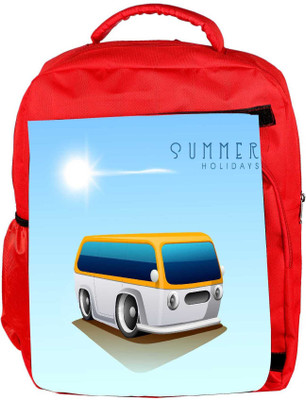 Snoogg Eco Friendly Canvas Summer Holidays Background With Caravan Backpack Rucksack School Travel Unisex Casual Canvas Bag Bookbag Satchel 5 L Backpack(Red)
Snoogg Eco Friendly Canvas Summer Holidays Background With Caravan Backpack Rucksack School Travel Unisex Casual Canvas Bag Bookbag Satchel 5 L Backpack(Red)