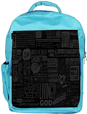 Snoogg Eco Friendly Canvas Living God Backpack Rucksack School Travel Unisex Casual Canvas Bag Bookbag Satchel 5 L Backpack(Blue)
Snoogg Eco Friendly Canvas Living God Backpack Rucksack School Travel Unisex Casual Canvas Bag Bookbag Satchel 5 L Backpack(Blue)