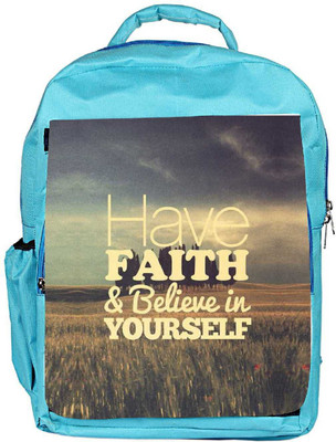 Snoogg Eco Friendly Canvas Believe In Yourself Backpack Rucksack School Travel Unisex Casual Canvas Bag Bookbag Satchel 5 L Backpack(Blue)
Snoogg Eco Friendly Canvas Believe In Yourself Backpack Rucksack School Travel Unisex Casual Canvas Bag Bookbag Satchel 5 L Backpack(Blue)