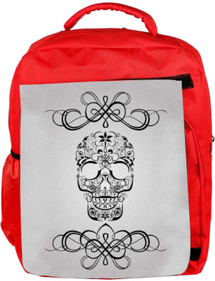 Snoogg Eco Friendly Canvas Skull White 2435 Backpack Rucksack School Travel Unisex Casual Canvas Bag Bookbag Satchel 5 L Backpack(Red) 
Snoogg Eco Friendly Canvas Skull White 2435 Backpack Rucksack School Travel Unisex Casual Canvas Bag Bookbag Satchel 5 L Backpack(Red)