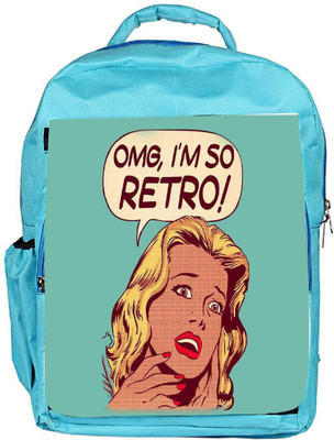 Snoogg Eco Friendly Canvas Omg Im So Retro Backpack Rucksack School Travel Unisex Casual Canvas Bag Bookbag Satchel 5 L Backpack(Blue)
Snoogg Eco Friendly Canvas Omg Im So Retro Backpack Rucksack School Travel Unisex Casual Canvas Bag Bookbag Satchel 5 L Backpack(Blue)