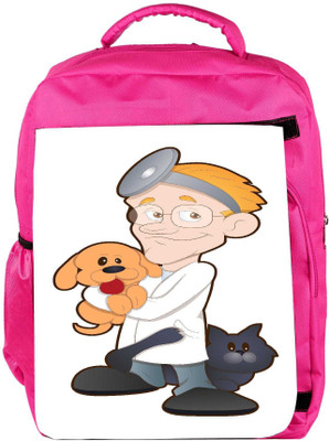 Snoogg Eco Friendly Canvas Animal Doctor Cartoon Character Backpack Rucksack School Travel Unisex Casual Canvas Bag Bookbag Satchel 5 L Backpack(Pink)
Snoogg Eco Friendly Canvas Animal Doctor Cartoon Character Backpack Rucksack School Travel Unisex Casual Canvas Bag Bookbag Satchel 5 L Backpack(Pink)
