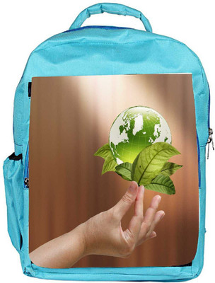 Snoogg Eco Friendly Canvas Female Hand Holding Green Earth With A Growing Plant Backpack Rucksack School Travel Unisex Casual Canvas Bag Bookbag Satchel 5 L Backpack(Blue)
Snoogg Eco Friendly Canvas Female Hand Holding Green Earth With A Growing Plant Backpack Rucksack School Travel Unisex Casual Canvas Bag Bookbag Satchel 5 L Backpack(Blue)
