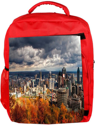 Snoogg Eco Friendly Canvas Autumn Cityscapes Designer Backpack Rucksack School Travel Unisex Casual Canvas Bag Bookbag Satchel 5 L Backpack(Red)
Snoogg Eco Friendly Canvas Autumn Cityscapes Designer Backpack Rucksack School Travel Unisex Casual Canvas Bag Bookbag Satchel 5 L Backpack(Red)