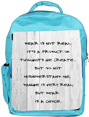 Snoogg Eco Friendly Canvas Fear Is A Choice Backpack Rucksack School Travel Unisex Casual Canvas Bag Bookbag Satchel 5 L Backpack(Blue)
Snoogg Eco Friendly Canvas Fear Is A Choice Backpack Rucksack School Travel Unisex Casual Canvas Bag Bookbag Satchel 5 L Backpack(Blue)