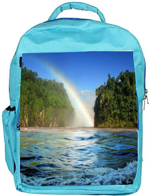 Snoogg Eco Friendly Canvas Nature View Rainbow Designer Backpack Rucksack School Travel Unisex Casual Canvas Bag Bookbag Satchel 5 L Backpack(Blue)
Snoogg Eco Friendly Canvas Nature View Rainbow Designer Backpack Rucksack School Travel Unisex Casual Canvas Bag Bookbag Satchel 5 L Backpack(Blue)