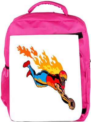 Snoogg Eco Friendly Canvas Football Touchdown Flames Backpack Rucksack School Travel Unisex Casual Canvas Bag Bookbag Satchel 5 L Backpack(Pink)
Snoogg Eco Friendly Canvas Football Touchdown Flames Backpack Rucksack School Travel Unisex Casual Canvas Bag Bookbag Satchel 5 L Backpack(Pink)