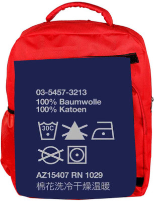 Snoogg Eco Friendly Canvas Wash Care 2910 Backpack Rucksack School Travel Unisex Casual Canvas Bag Bookbag Satchel 5 L Backpack(Red)
Snoogg Eco Friendly Canvas Wash Care 2910 Backpack Rucksack School Travel Unisex Casual Canvas Bag Bookbag Satchel 5 L Backpack(Red)