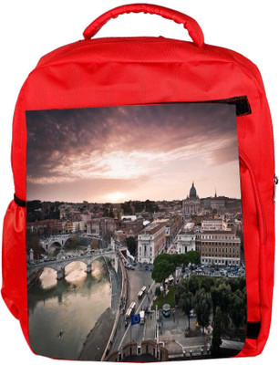 Snoogg Eco Friendly Canvas City Roads Designer Backpack Rucksack School Travel Unisex Casual Canvas Bag Bookbag Satchel 5 L Backpack(Red) 
Snoogg Eco Friendly Canvas City Roads Designer Backpack Rucksack School Travel Unisex Casual Canvas Bag Bookbag Satchel 5 L Backpack(Red)