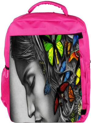 Snoogg Eco Friendly Canvas Butterfly Girl Backpack Rucksack School Travel Unisex Casual Canvas Bag Bookbag Satchel 5 L Backpack(Pink)
Snoogg Eco Friendly Canvas Butterfly Girl Backpack Rucksack School Travel Unisex Casual Canvas Bag Bookbag Satchel 5 L Backpack(Pink)