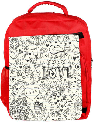 Snoogg Eco Friendly Canvas Love Birds White Pattern Designer Backpack Rucksack School Travel Unisex Casual Canvas Bag Bookbag Satchel 5 L Backpack(Red)
Snoogg Eco Friendly Canvas Love Birds White Pattern Designer Backpack Rucksack School Travel Unisex Casual Canvas Bag Bookbag Satchel 5 L Backpack(Red)