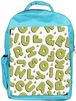 Snoogg Eco Friendly Canvas Green Alphabets Designer Backpack Rucksack School Travel Unisex Casual Canvas Bag Bookbag Satchel 5 L Backpack(Blue)
Snoogg Eco Friendly Canvas Green Alphabets Designer Backpack Rucksack School Travel Unisex Casual Canvas Bag Bookbag Satchel 5 L Backpack(Blue)