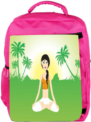 Snoogg Eco Friendly Canvas Female Doing Yoga On Green Invirement Backpack Rucksack School Travel Unisex Casual Canvas Bag Bookbag Satchel 5 L Backpack(Pink)
Snoogg Eco Friendly Canvas Female Doing Yoga On Green Invirement Backpack Rucksack School Travel Unisex Casual Canvas Bag Bookbag Satchel 5 L Backpack(Pink)