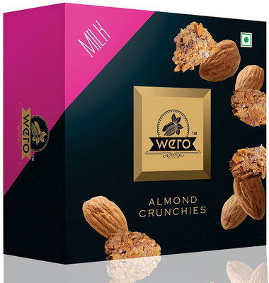 Wero Almond Crunchies Chocolate Coated Roasted Almonds- Milk , 75 grams Truffles(75 g)
Wero Almond Crunchies Chocolate Coated Roasted Almonds- Milk , 75 grams Truffles(75 g)