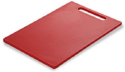 SSS Chopping Board( Medium )RED Plastic Cutting Board(Red)