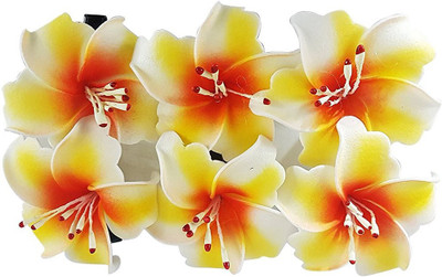 Confidence Yellow Orchid Flower Hair Clips | Pack of 6 pieces | looks like Natural Flower | Latest Design Hairs Accessories Hair Clip(Yellow)
Confidence Yellow Orchid Flower Hair Clips | Pack of 6 pieces | looks like Natural Flower | Latest Design Hairs Accessories Hair Clip(Yellow)