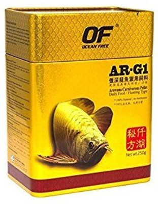 OCEAN FREE (AR-G1) Arowana Carnivorous (Small) Pellet 250g | Superior Color Enhancement That Intensifies Your Arowana’s Colour Pigments | 250 g Dry Fish Food
OCEAN FREE (AR-G1) Arowana Carnivorous (Small) Pellet 250g | Superior Color Enhancement That Intensifies Your Arowana’s Colour Pigments | 250 g Dry Fish Food