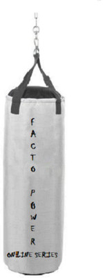 FACTO POWER ONLINE SERIES 4.5 FEET LONG, SRF MATERIAL, WHITE COLOR, UNFILLED WITH HANGING STRAPS Hanging Bag(4.5, 54 kg)
FACTO POWER ONLINE SERIES 4.5 FEET LONG, SRF MATERIAL, WHITE COLOR, UNFILLED WITH HANGING STRAPS Hanging Bag(4.5, 54 kg)