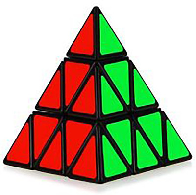 Hum Enterprise Pyraminx Pyramid Triangle 3x3 Cube Very Puzzling(10 Pieces)
