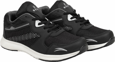 NRGY Pro Performance Running Shoes For Men(Grey, Black, Dgrey::black