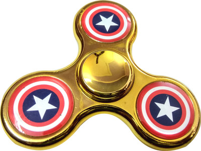 S.Blaze Metal 3 Arm Golden Captain America Fidget Spinner Toy for Kids & Adults(Gold)
S.Blaze Metal 3 Arm Golden Captain America Fidget Spinner Toy for Kids & Adults(Gold)