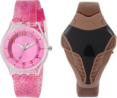 SOOMS BROWN COBRA DIGITAL LED BOYS WATCH WITH XYZ-SPARKLING DARK PINK FEATHER OR LIGHT WEIGHT CHILDREN Watch - For Boys & Girls
SOOMS BROWN COBRA DIGITAL LED BOYS WATCH WITH XYZ-SPARKLING DARK PINK FEATHER OR LIGHT WEIGHT CHILDREN Watch - For Boys & Girls