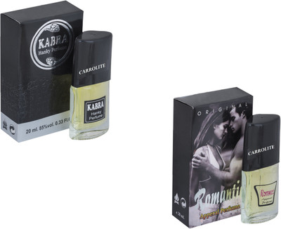 Carrolite Set of 2 Kabra Black-Romantic Perfume Eau de Parfum - 20 ml(For Men & Women)
Carrolite Set of 2 Kabra Black-Romantic Perfume Eau de Parfum - 20 ml(For Men & Women)