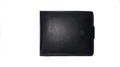 uzma international Men Black Genuine Leather Wallet(12 Card Slots)