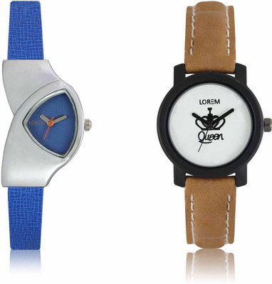 LOREM LR-0208-209 Attractive Stylish Combo Watch - For Women