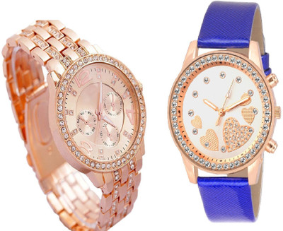 SOOMS Rhinestone Studded Analog ROSE GOLD Dial artificial chronograph with QUEEN OF HEARTSSOOMS SL-0068 BLUE STRAP SUPER BEAUTIFUL LADIES DIAMOND STUDDED PARTY WEAR Watch - For Women
SOOMS Rhinestone Studded Analog ROSE GOLD Dial artificial chronograph with QUEEN OF HEARTSSOOMS SL-0068 BLUE STRAP SUPER BEAUTIFUL LADIES DIAMOND STUDDED PARTY WEAR Watch - For Women