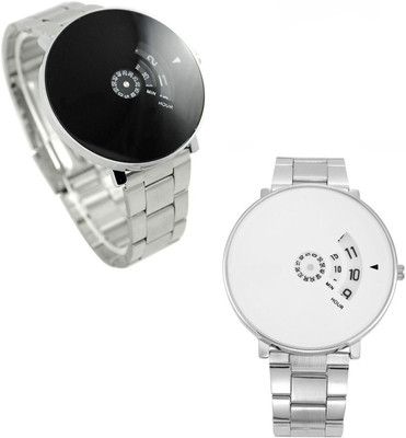 keepkart Black And White Dial Stainless Still Strap Couple Watches Combo For Boys And Girls Watch - For Men & Women
keepkart Black And White Dial Stainless Still Strap Couple Watches Combo For Boys And Girls Watch - For Men & Women