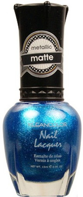 KleanColor Matte Nail Lacquer Blue Mist(Pack of 3)