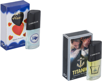 Carrolite Set of 2 Titanic-Younge Heart Blue Perfume Eau de Parfum - 20 ml(For Men & Women)
Carrolite Set of 2 Titanic-Younge Heart Blue Perfume Eau de Parfum - 20 ml(For Men & Women)