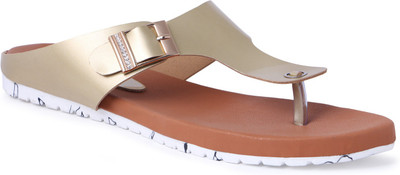 Legend Style Women Golden Flats
