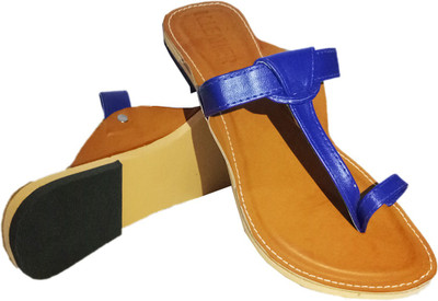 INDCROWN Women Blue Flats
