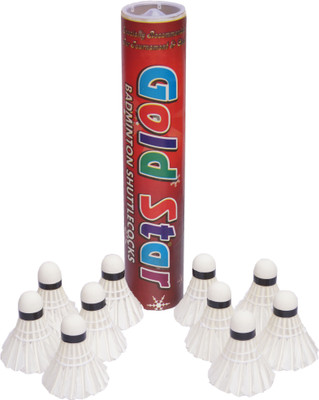SST GOLDSTAR Feather Shuttle - White(Fast, 79, Pack of 1)