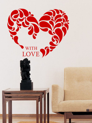 Decora Romance Sticker(Pack of 1, Red