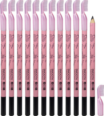 ADS Smooth Eyebrow Pencil Pack of 12(Black)