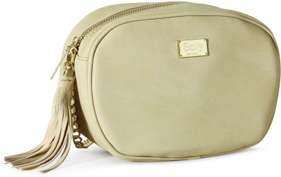 Allen Solly Women Casual Beige PU Sling Bag