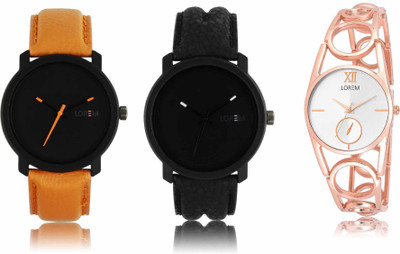 LOREM LR-20-21-213 Attractive Stylish Combo Watch - For Men & Women