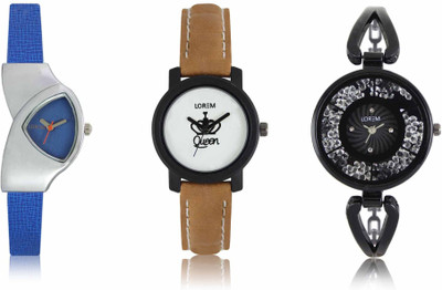 LOREM LR-208-209-211 Attractive Stylish Combo Watch - For Women